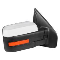Spec'D Tuning Products - Spec-D 2007-2014 Ford F-150 Chrome Power Adjustable & Heated Side Mirror w/ LED Amber Turn Signal & Puddle Light - Passenger Side Only - Image 1