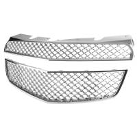 Spec'D Tuning Products - Spec-D 2010-2015 Chevrolet Equinox Chrome ABS 2PC Mesh Grille - Image 1