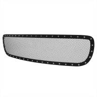 Spec'D Tuning Products - Spec-D 1999-2006 GMC Sierra/Yukon/Yukon XL Rivet Style Black Stainless Steel Mesh Grille Insert - Image 1