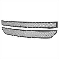 Spec'D Tuning Products - Spec-D 2016-2018 Chevrolet Silverado 1500 Rivet Style Black Stainless Steel 2PC Mesh Grille Insert - Image 1