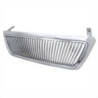 Spec'D Tuning Products - Spec-D 2004-2008 Ford F-150/ 2006-2008 Lincoln Mark LT Chrome ABS Vertical Grille - Image 1