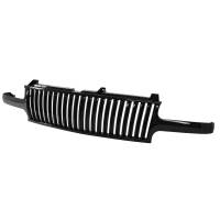 Spec'D Tuning Products - Spec-D 1999-2006 Chevrolet Silverado Silverado/Tahoe/Suburban Glossy Black ABS Vertical Grille - Image 1