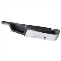 Spec'D Tuning Products - Spec-D 2015-2018 Ford F-150 Chrome Stainless Steel Factory Style Replacement Rear Step Bumper w/ License Lamps & Sensor Holes - Image 1
