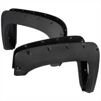 Spec'D Tuning Products - Spec-D 2007-2013 Chevrolet Silverado Black Rugged Texture Rivet Style Fender Flares - Image 1