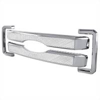 Spec'D Tuning Products - Spec-D 2011-2016 Ford F-250/F-350/F-450/F-550 SuperDuty Platinum Style Chrome ABS Grille Overlay - Image 1