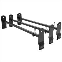 Spec'D Tuning Products - Spec-D 1999-2017 Chevrolet Express/ GMC Savana/ Ford E Series Glossy Black Steel 3-Bar Roof Ladder Racks - Image 1