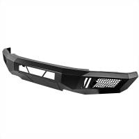 Spec'D Tuning Products - Spec-D 2015-2017 Ford F-150 Black Heavy Duty Steel Front Bumper w/ LED Light Ports - Image 1