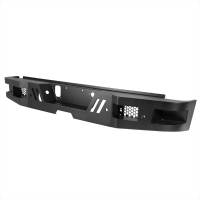 Spec'D Tuning Products - Spec-D 2011-2019 Chevrolet Silverado/ GMC Sierra 2500/3500 Black Heavy Duty Steel Rear Step Bumper w/ License Lamps - Image 1