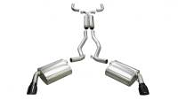 CORSA Performance - Corsa 2010-2015 Chevrolet Camaro Coupe SS 6.2L V8 Auto Black Sport Cat-Back + XO Exhaust - Image 1