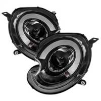Spyder Auto - Spyder Mini Cooper 2010-2012 Projector Headlights Xenon/HID Model- DRL Blk PRO-YD-MC07-HID-DRL-BK - Image 1